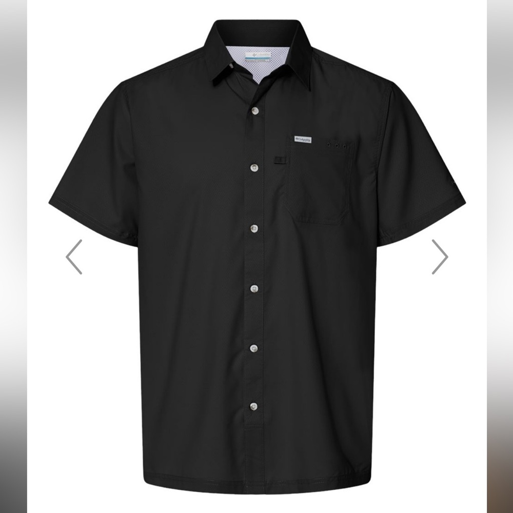 Columbia PFG Black Short Sleeve Shirt - Picture 3 of 8